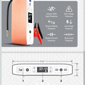 Halo Portable Charger works good as new scratched from being stored used once!
